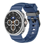 ワイルドパスブラックバックルシリコンウォッチバンド、Samsung Galaxy Watch8 / Watch8 Classic用