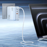 WK WP-U20 lceyon 140W GaN 多機能充電器、EUプラグ、UKプラグ