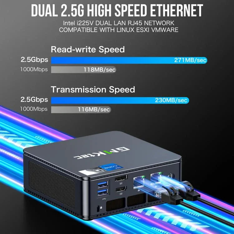 GMKtec NucBox K7 PLUS ミニPC、第13世代 Intel Core i7 13620H、Windows 11 Pro、WiFi、BT、HDTV、DisplayPort、16GB RAM + 512GB SSD、32GB RAM + 1TB SSD