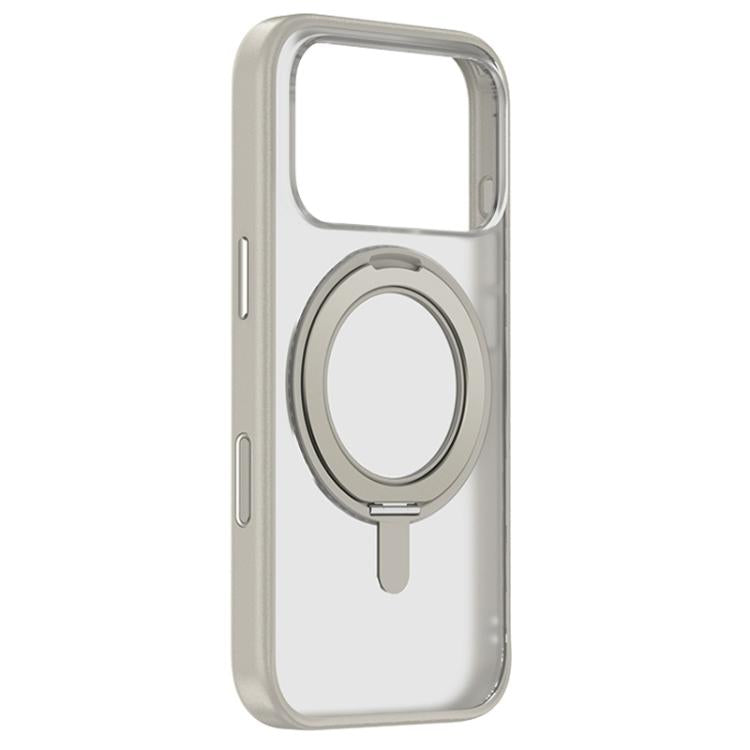 ZGA Feitian 360度回転ホルダー Magsafe PCハイブリッドTPUスマホケース、iPhone 17 Pro用、iPhone 17 Pro Max用