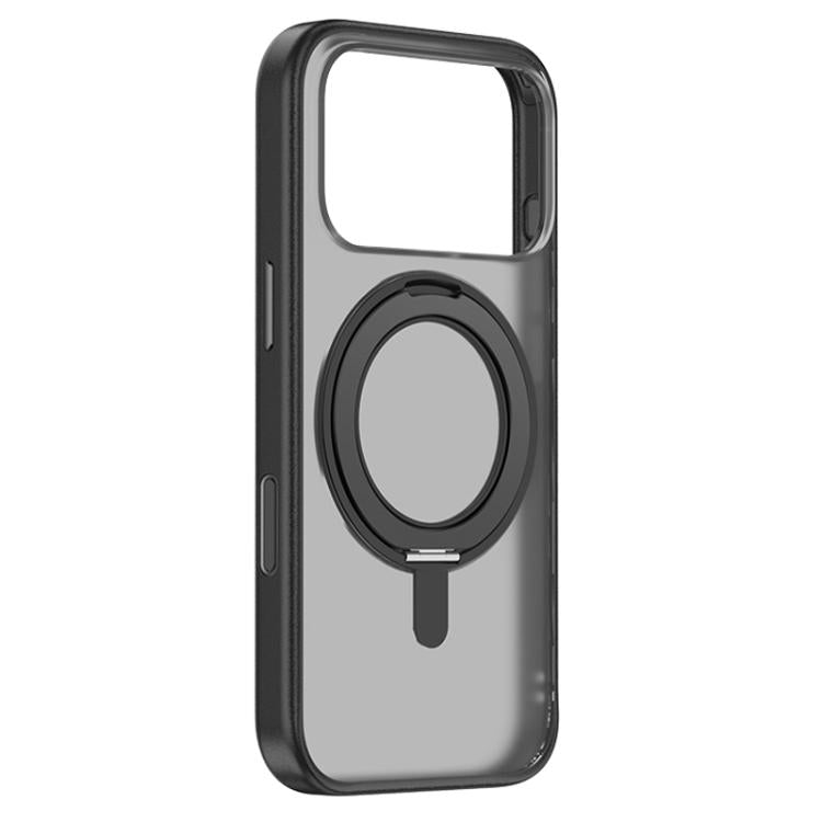 ZGA Feitian 360度回転ホルダー Magsafe PCハイブリッドTPUスマホケース、iPhone 17 Pro用、iPhone 17 Pro Max用