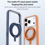 ZGA Feitian 360度回転ホルダー Magsafe PCハイブリッドTPUスマホケース、iPhone 17 Pro用、iPhone 17 Pro Max用