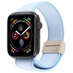 ツイル ツートンエラスティックナイロンマグネットバックルウォッチバンド、Apple Watch 46mm / 49mm / 45mm / 44mm用、Apple Watch 42mm / 41mm / 40mm / 38mm用