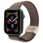 ツイル ツートンエラスティックナイロンマグネットバックルウォッチバンド、Apple Watch 46mm / 49mm / 45mm / 44mm用、Apple Watch 42mm / 41mm / 40mm / 38mm用