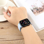 ツイル ツートンエラスティックナイロンマグネットバックルウォッチバンド、Apple Watch 46mm / 49mm / 45mm / 44mm用、Apple Watch 42mm / 41mm / 40mm / 38mm用