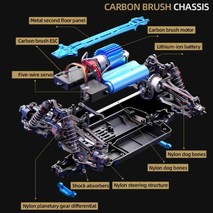 JJR/C C8821 Brushless Four-wheel Drive High Speed Off-road Remote Control Car