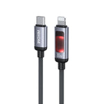 WK WDC-109 30W インテリジェントデジタルディスプレイ Type-C から 8ピン 高速充電データケーブル、長さ: 1.2m、WDC-109