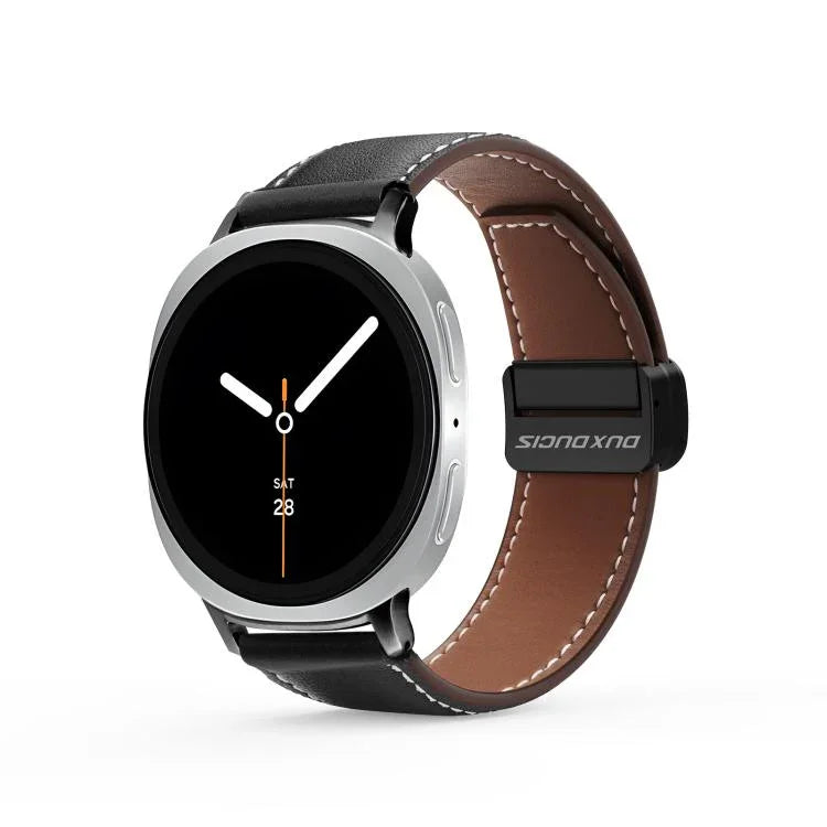DUX DUCIS YAシリーズマグネティックバックル本革ウォッチバンド、Samsung Galaxy Watch8 / Watch8 Classic用