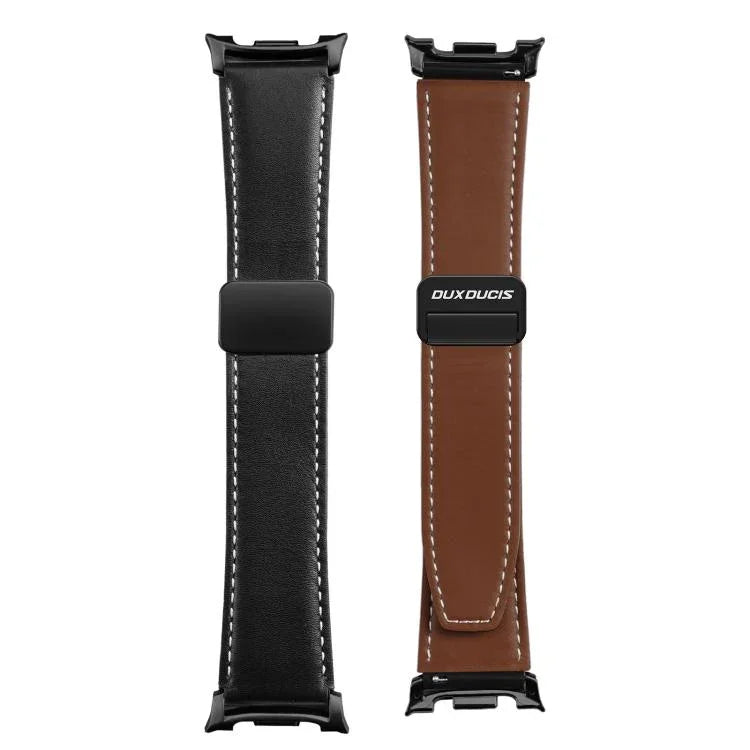 DUX DUCIS YAシリーズマグネティックバックル本革ウォッチバンド、Samsung Galaxy Watch8 / Watch8 Classic用