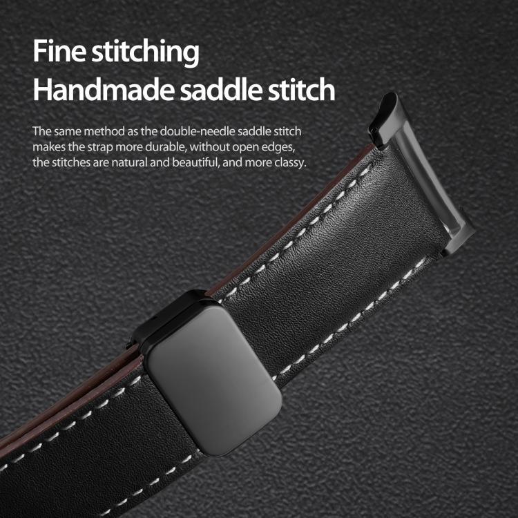 DUX DUCIS YAシリーズマグネティックバックル本革ウォッチバンド、Samsung Galaxy Watch8 / Watch8 Classic用