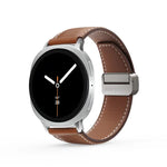 DUX DUCIS YAシリーズマグネティックバックル本革ウォッチバンド、Samsung Galaxy Watch8 / Watch8 Classic用