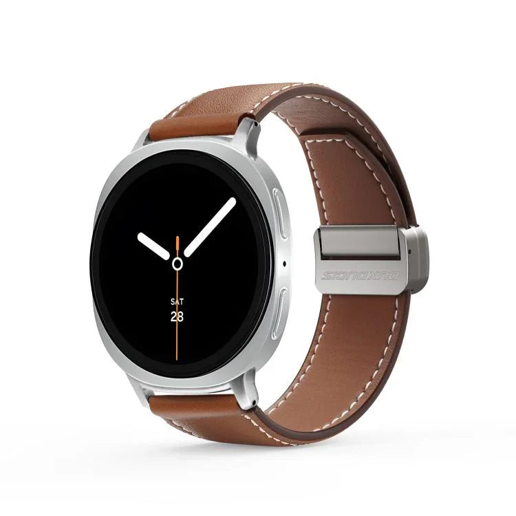 DUX DUCIS YAシリーズマグネティックバックル本革ウォッチバンド、Samsung Galaxy Watch8 / Watch8 Classic用