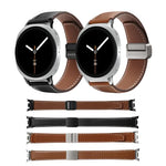 DUX DUCIS YAシリーズマグネティックバックル本革ウォッチバンド、Samsung Galaxy Watch8 / Watch8 Classic用