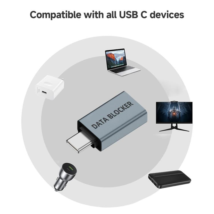USB充電データ保護ブロッカー、USB-A メスから USB-A オス、Type-C オスから USB-A メス、Type-C オスから Type-C メス、Type-C オスから USB-A オス