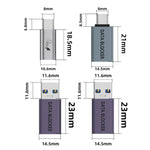 USB充電データ保護ブロッカー、USB-A メスから USB-A オス、Type-C オスから USB-A メス、Type-C オスから Type-C メス、Type-C オスから USB-A オス