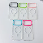 Color Contrast Lens Frame Transparent TPU Phone Case, For iPhone 17 Pro Max, For iPhone 17 Pro
