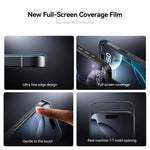 JOYROOM ナイトシリーズ 2.5D 全面スクリーン HD ハード 傷防止 強化ガラスフィルム、iPhone 17 Pro Max用、iPhone 17 Pro用、iPhone 17用、iPhone Air用、iPhone 16 Pro Max用、iPhone 16 Pro用、iPhone 16 Plus用、iPhone 16用
