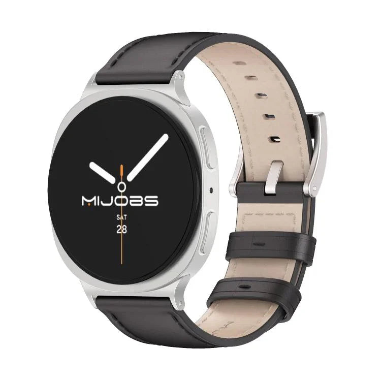 MIJOBS本革カウハイドウォッチバンド、Samsung Galaxy Watch8 / Watch8 Classic用