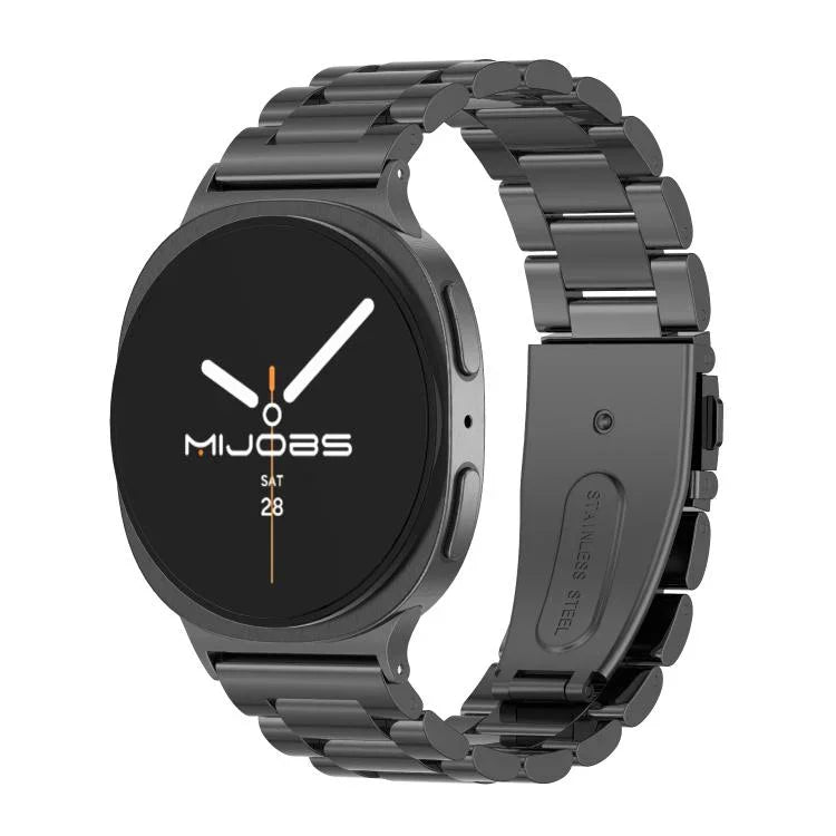 MIJOBSスリービーズステンレススチールウォッチバンド、Samsung Galaxy Watch8 / Watch8 Classic用