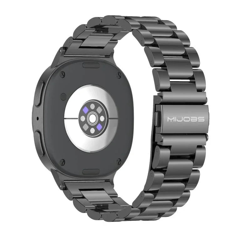 MIJOBSスリービーズステンレススチールウォッチバンド、Samsung Galaxy Watch8 / Watch8 Classic用