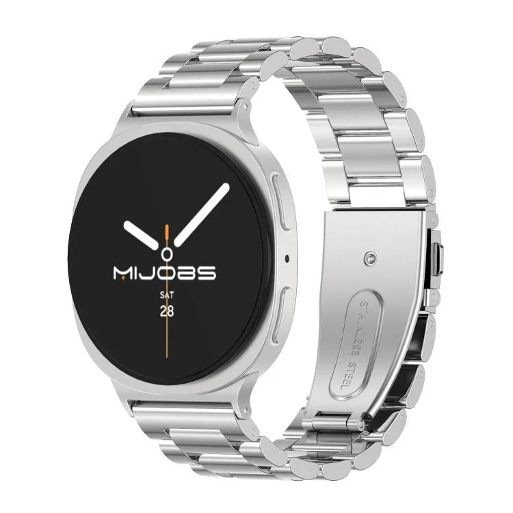 MIJOBSスリービーズステンレススチールウォッチバンド、Samsung Galaxy Watch8 / Watch8 Classic用