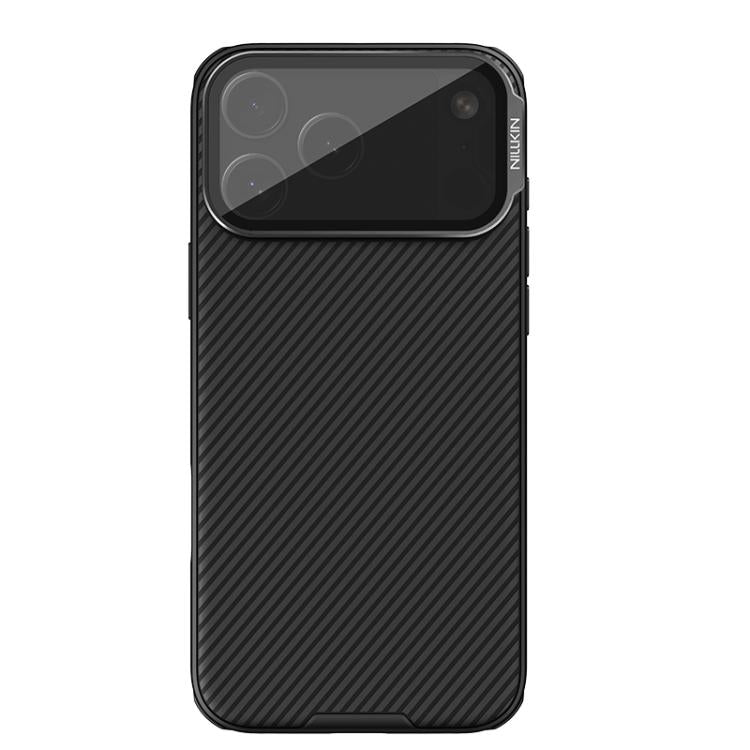 NILLKIN CamShield Propテクスチャー 透明ミラーカバー MagSafe磁気PC携帯電話ケース、iPhone 17 Pro Max用、iPhone 17 Pro用
