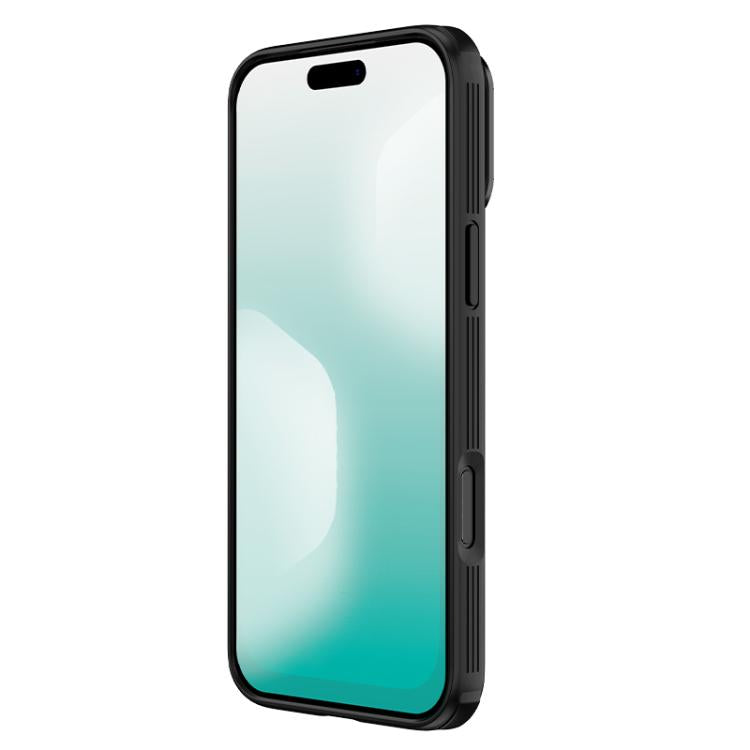 NILLKIN CamShield Propテクスチャー 透明ミラーカバー MagSafe磁気PC携帯電話ケース、iPhone 17 Pro Max用、iPhone 17 Pro用