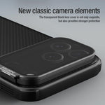 NILLKIN CamShield Propテクスチャー 透明ミラーカバー MagSafe磁気PC携帯電話ケース、iPhone 17 Pro Max用、iPhone 17 Pro用