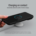 NILLKIN CamShield Propテクスチャー 透明ミラーカバー MagSafe磁気PC携帯電話ケース、iPhone 17 Pro Max用、iPhone 17 Pro用
