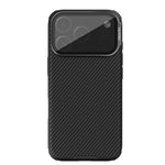 NILLKIN CamShield Propテクスチャー 透明ミラーカバー MagSafe磁気PC携帯電話ケース、iPhone 17 Pro Max用、iPhone 17 Pro用