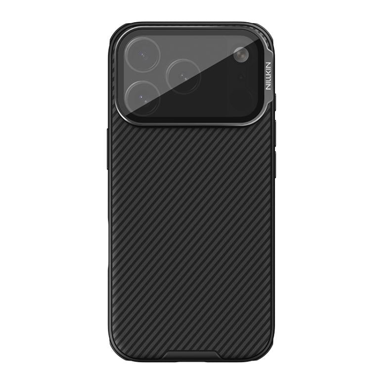 NILLKIN CamShield Propテクスチャー 透明ミラーカバー MagSafe磁気PC携帯電話ケース、iPhone 17 Pro Max用、iPhone 17 Pro用