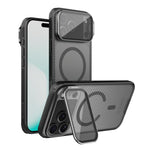 NILLKIN CamShield Prop 透明ミラーカバー MagSafe磁気半透明PC携帯電話ケース、iPhone 17 Pro Max用、iPhone 17 Pro用