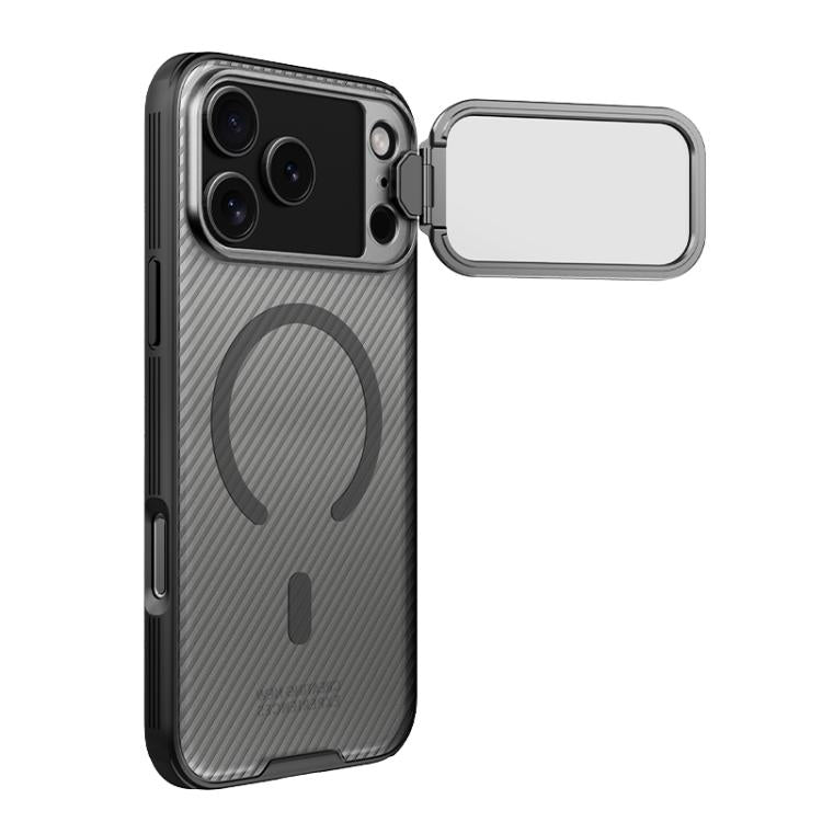 NILLKIN CamShield Prop 透明ミラーカバー MagSafe磁気半透明PC携帯電話ケース、iPhone 17 Pro Max用、iPhone 17 Pro用