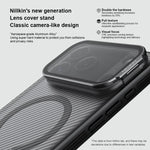 NILLKIN CamShield Prop 透明ミラーカバー MagSafe磁気半透明PC携帯電話ケース、iPhone 17 Pro Max用、iPhone 17 Pro用