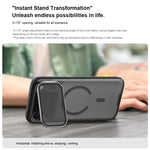 NILLKIN CamShield Prop 透明ミラーカバー MagSafe磁気半透明PC携帯電話ケース、iPhone 17 Pro Max用、iPhone 17 Pro用