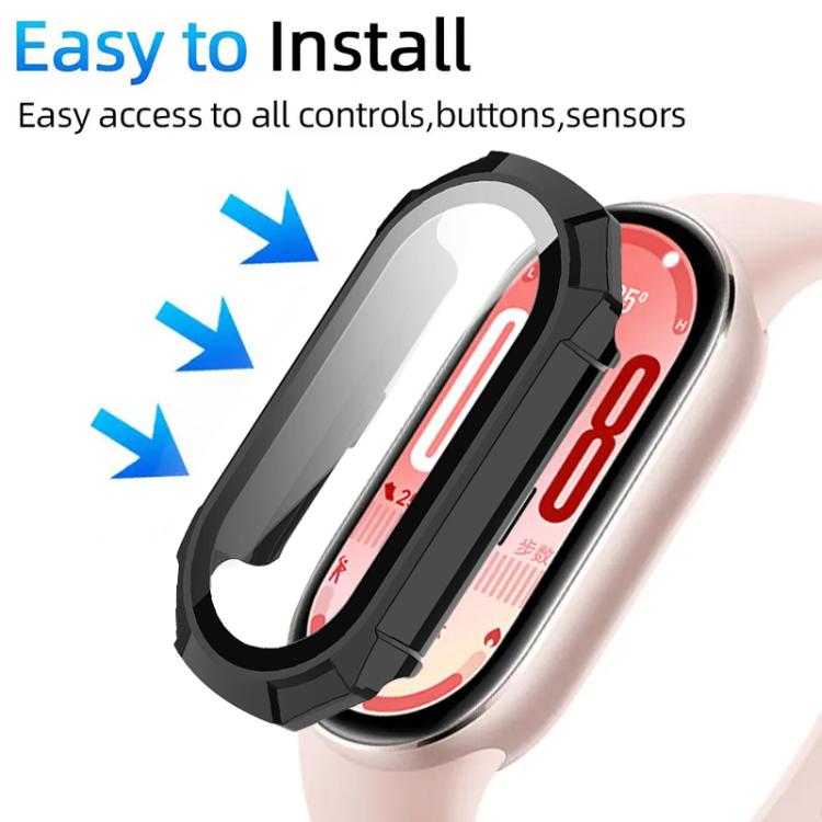 xDfind Armor Tempered Film Integrated PC Watch Protective Cover, For Xiaomi Smart Band 9 / 9 NFC, For Xiaomi Smart Band 9 Ceramic / 8