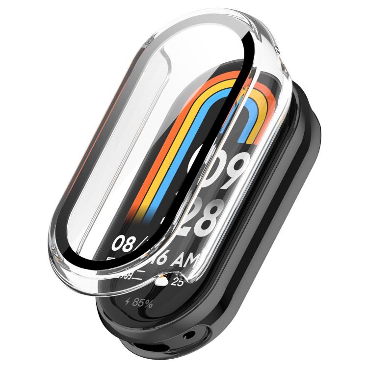 xDfind Tempered Film Integrated PC Watch Protective Cover, For Xiaomi Smart Band 10, For Xiaomi Smart Band 9 / 9 NFC, For Xiaomi Smart Band 9 Ceramic / 8