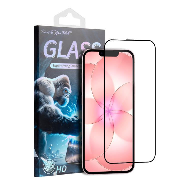 Do As You Wish Silk Screen Printed HD Tempered Glass Film, For iPhone 17e / 16e, For iPhone 17 Pro Max, For iPhone 17 Pro, For iPhone 17, For iPhone Air, For iPhone 16 Pro Max, For iPhone 16 Pro, For iPhone 16 Plus, For iPhone 16, For iPhone 15 Pro Max...