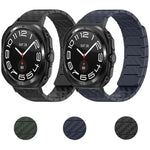 カーボンファイバーマグネティックループウォッチバンド、Samsung Galaxy Watch Ultra 47mm / Ultra 2025用、Samsung Galaxy Watch8 / Watch8 Classic用