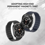 カーボンファイバーマグネティックループウォッチバンド、Samsung Galaxy Watch Ultra 47mm / Ultra 2025用、Samsung Galaxy Watch8 / Watch8 Classic用