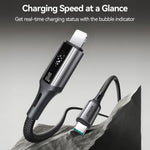 JOYROOM S-A60 StarTalkシリーズ 30W Type-C から 8ピン 高速充電データケーブル、長さ: 1.2m、Type-C から 8ピン
