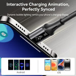 JOYROOM S-A60 StarTalkシリーズ 30W Type-C から 8ピン 高速充電データケーブル、長さ: 1.2m、Type-C から 8ピン