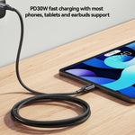 JOYROOM S-A60 StarTalkシリーズ 30W Type-C から 8ピン 高速充電データケーブル、長さ: 1.2m、Type-C から 8ピン