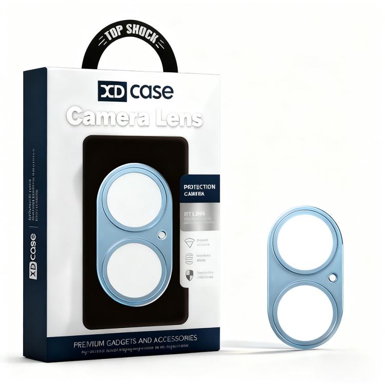 XDcase チタン合金中空カメラレンズプロテクター、iPhone 17用