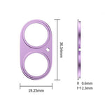 XDcase チタン合金中空カメラレンズプロテクター、iPhone 17用