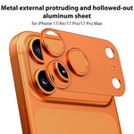 XDcase チタン合金中空カメラレンズプロテクター、iPhone 17用