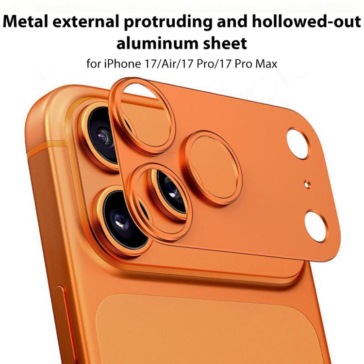 XDcase チタン合金中空カメラレンズプロテクター、iPhone 17用