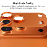 XDcase チタン合金中空カメラレンズプロテクター、iPhone 17用