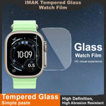 IMAK 強化ガラスウォッチ保護フィルム、Apple Watch Ultra 1/2/3 49mm用