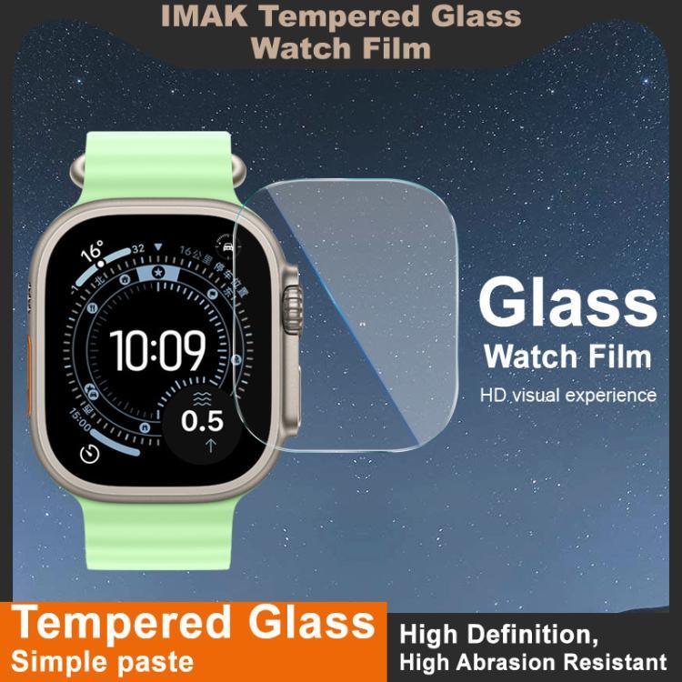 IMAK 強化ガラスウォッチ保護フィルム、Apple Watch Ultra 1/2/3 49mm用